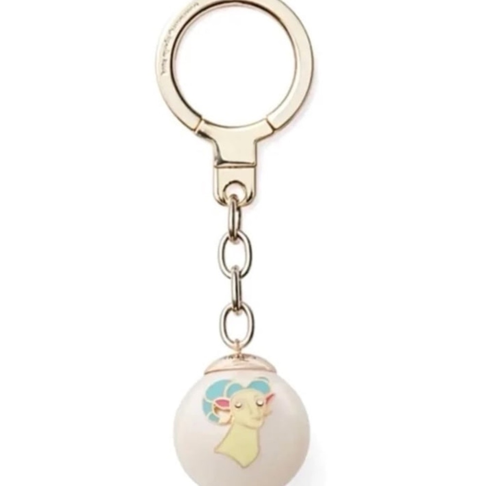 Kate Spade Zodiac Aries Zodiac Pearl Keychain